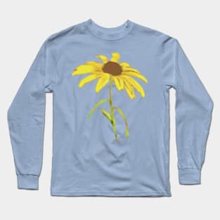 Yellow Wild Flower Long Sleeve T-Shirt
